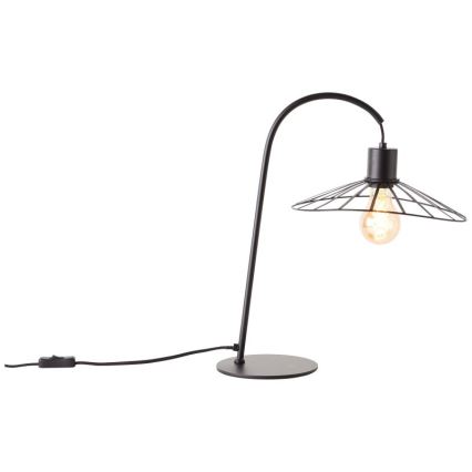 Brilliant - Stolna lampa LEIKA 1xE27/52W/230V crna