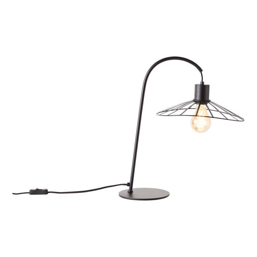 Brilliant - Stolna lampa LEIKA 1xE27/52W/230V crna