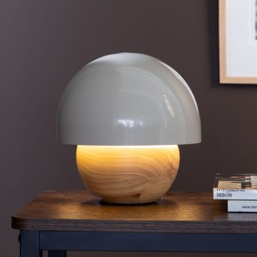Brilliant - Stolna lampa NALAM 1xE14/40W/230V siva/jasen - FSC certificirano