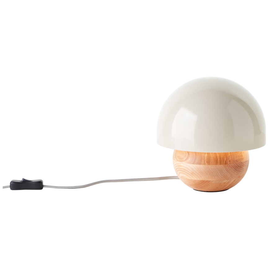 Brilliant - Stolna lampa NALAM 1xE14/40W/230V siva/jasen