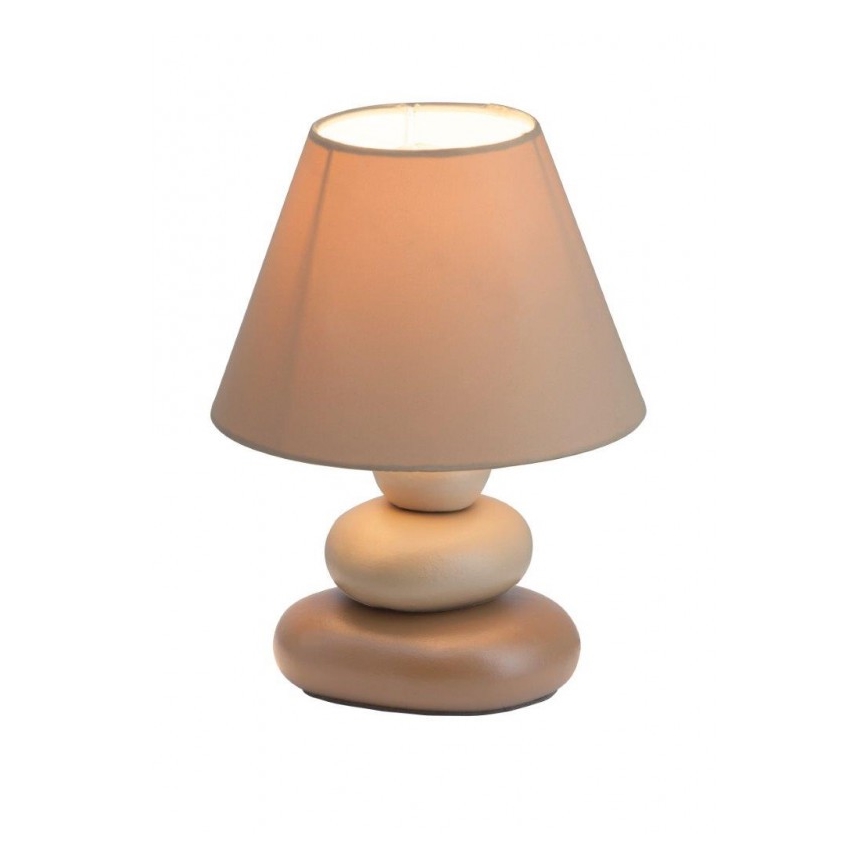 Brilliant - Stolna lampa PAOLO 1xE14/40W/230V keramika/bež