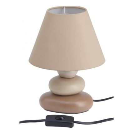 Brilliant - Stolna lampa PAOLO 1xE14/40W/230V keramika/bež