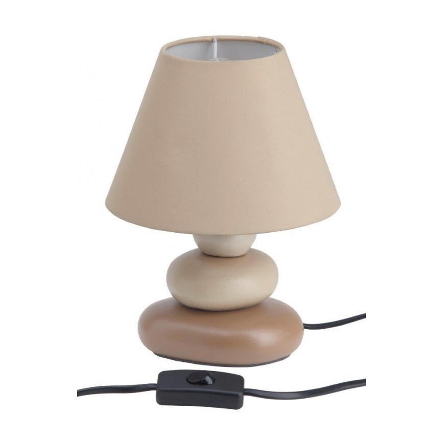 Brilliant - Stolna lampa PAOLO 1xE14/40W/230V keramika/bež