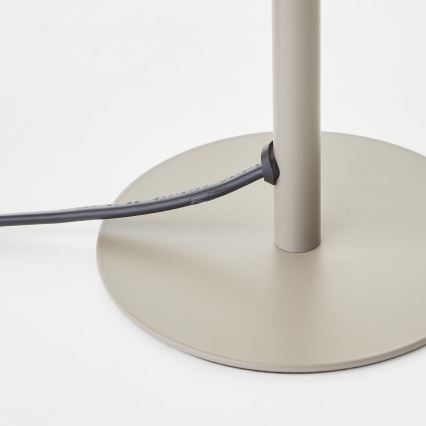 Brilliant - Stolna lampa PETITE 1xE14/28W/230V siva