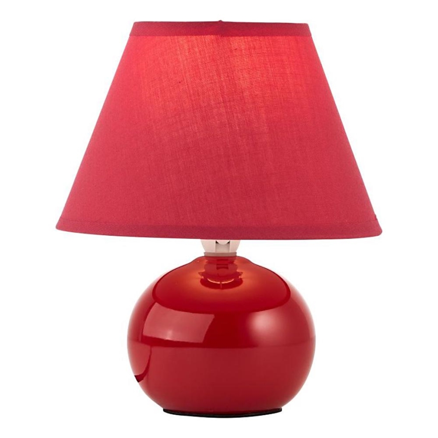 Brilliant - Stolna lampa PRIMO 1xE14/40W/230V keramika/crvena