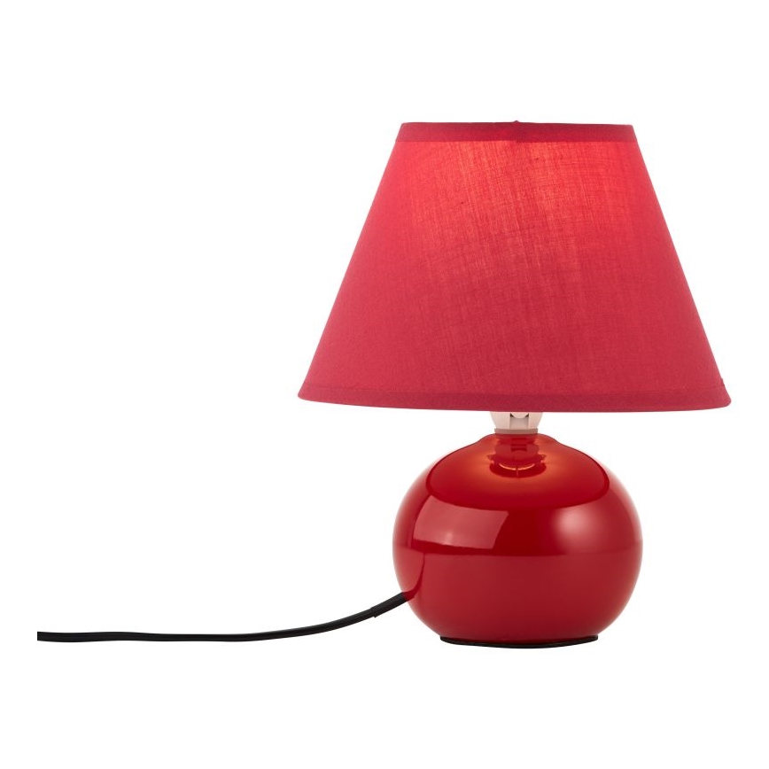 Brilliant - Stolna lampa PRIMO 1xE14/40W/230V keramika/crvena