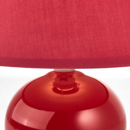 Brilliant - Stolna lampa PRIMO 1xE14/40W/230V keramika/crvena