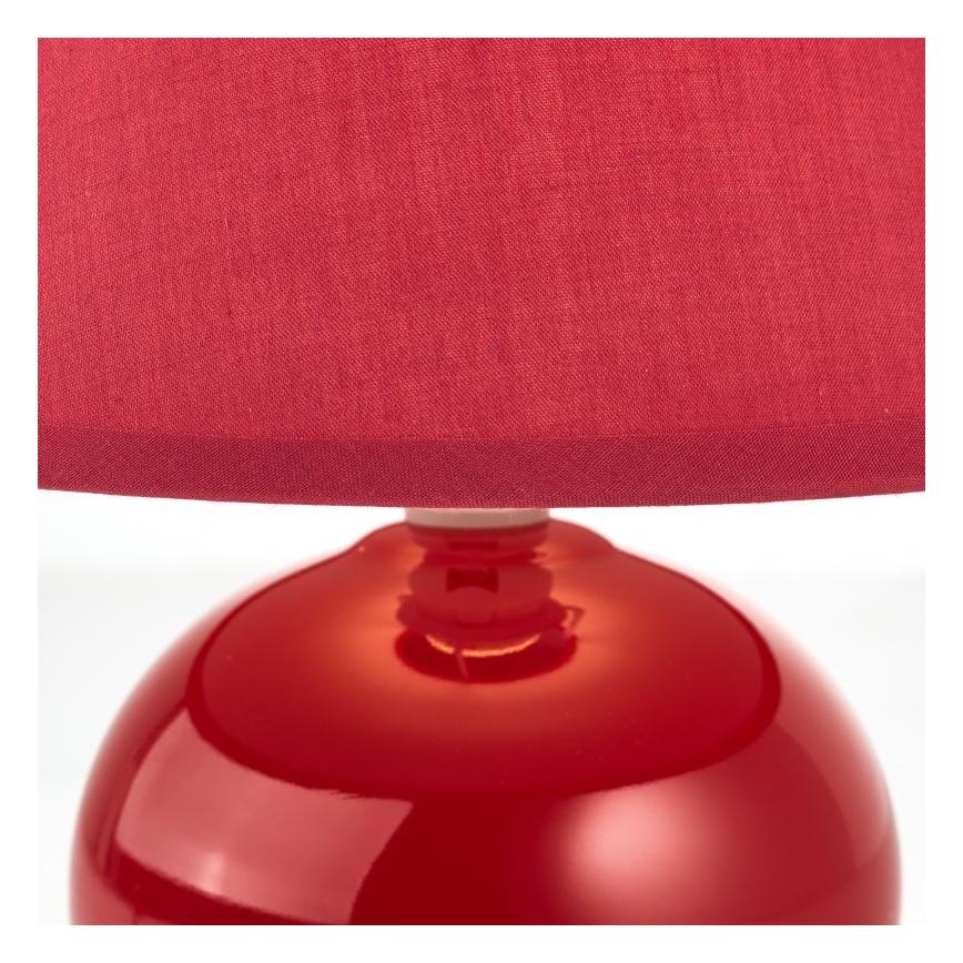 Brilliant - Stolna lampa PRIMO 1xE14/40W/230V keramika/crvena