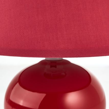 Brilliant - Stolna lampa PRIMO 1xE14/40W/230V keramika/crvena