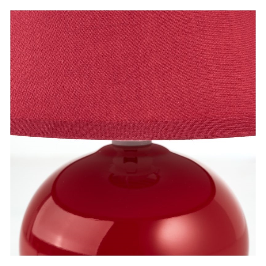 Brilliant - Stolna lampa PRIMO 1xE14/40W/230V keramika/crvena