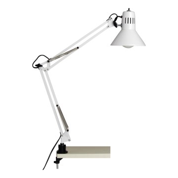 Brilliant - Stolna lampa s klipsom HOBBY 1xE27/40W/230V bijela