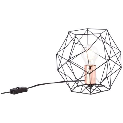 Brilliant - Stolna lampa SYNERGY 1xE27/60W/230V crna/bakar