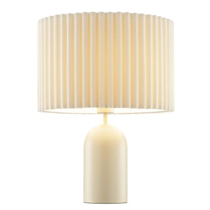 Brilliant - Stolna lampa VELIN 1xE27/20W/230V kremasta