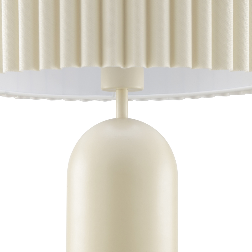 Brilliant - Stolna lampa VELIN 1xE27/20W/230V kremasta