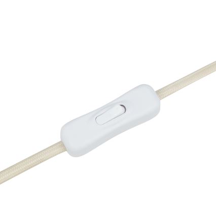 Brilliant - Stolna lampa VELIN 1xE27/20W/230V kremasta
