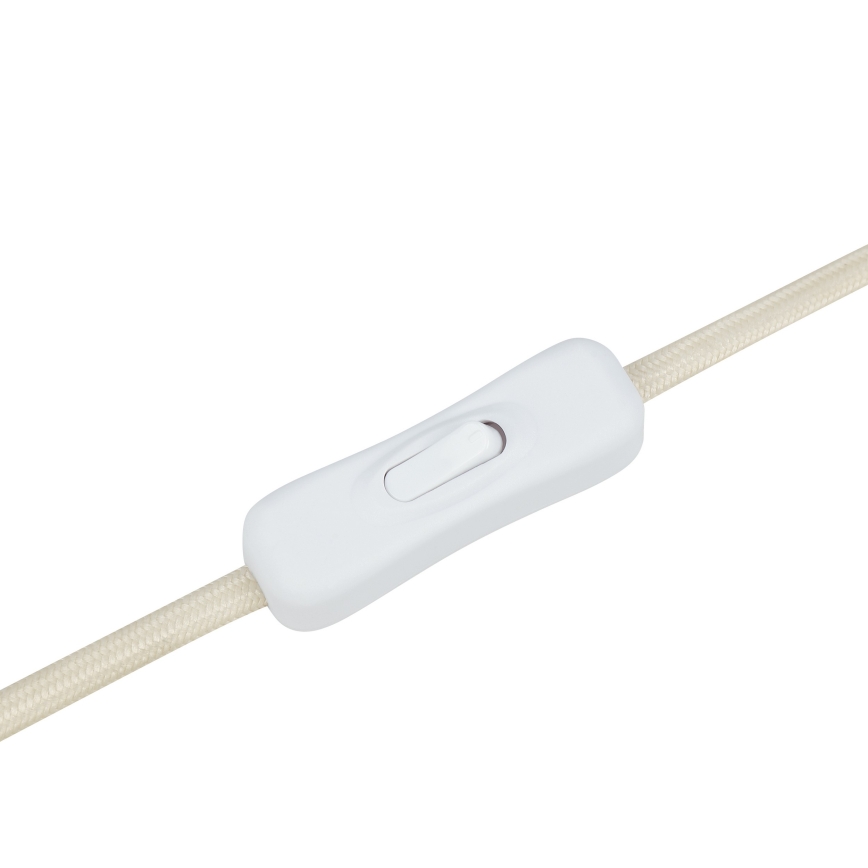 Brilliant - Stolna lampa VELIN 1xE27/20W/230V kremasta