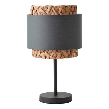 Brilliant - Stolna lampa WATERLILLY 1xE27/60W/230V siva