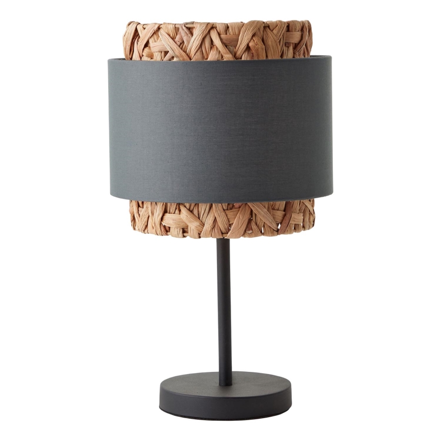 Brilliant - Stolna lampa WATERLILLY 1xE27/60W/230V siva