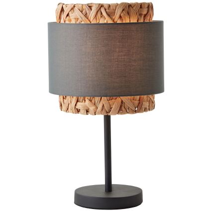 Brilliant - Stolna lampa WATERLILLY 1xE27/60W/230V siva