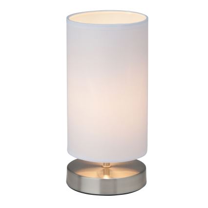 Brilliant - Stolna svjetiljka CLARIE 1xE14/40W/230V matni krom/bijela