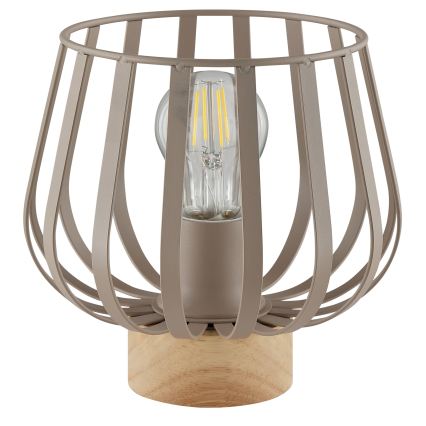 Brilliant - Stolna svjetiljka NORDIC CAGE 1xE27/20W/230V bež