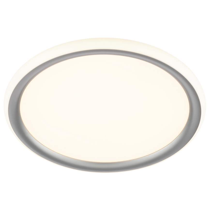 Brilliant - LED Prigušivo stropno svjetlo CARLOZ LED/16W/230V Ø 30 cm bijela/ siva