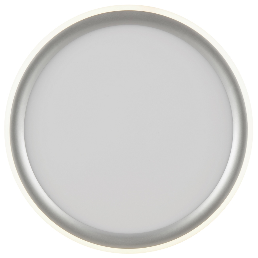 Brilliant - LED Prigušivo stropno svjetlo CARLOZ LED/16W/230V Ø 30 cm bijela/ siva