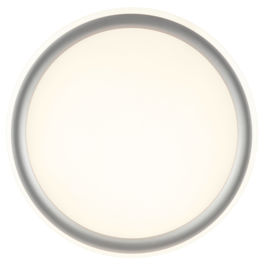Brilliant - LED Prigušivo stropno svjetlo CARLOZ LED/16W/230V Ø 30 cm bijela/ siva