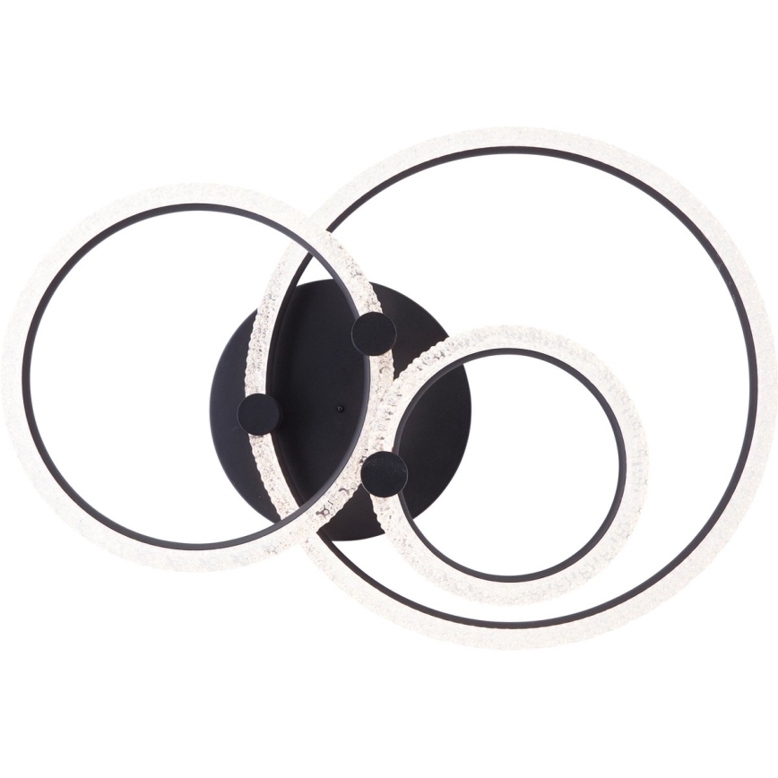 Brilliant - LED prigušivo stropno svjetlo AYDIN LED/34W/230V 3000-6500K crno + daljinski upravljač