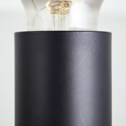 Brilliant - Stropna reflektorska svjetiljka 4xE27/28W/230V crna