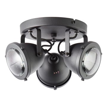 Brilliant - Stropna reflektorska svjetiljka CARMEN 3xGU10/5W/230V crna