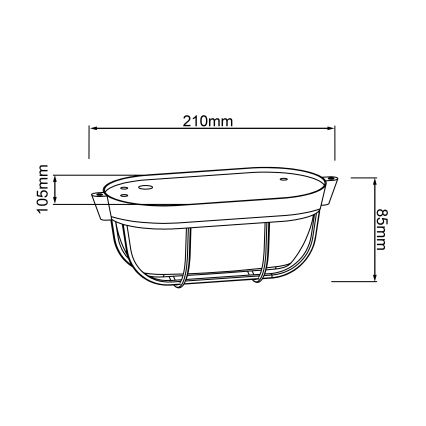 Brilliant - Stropna svjetiljka BOBBI 1xE27/40W/230V crna