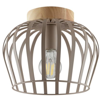 Brilliant - Stropna svjetiljka NORDIC CAGE 1xE27/20W/230V Ø 25 cm bež