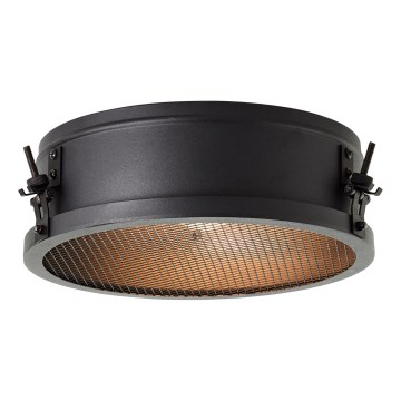 Brilliant - Stropna svjetiljka ZOIS 1xE27/28W/230V Ø 30 cm crna