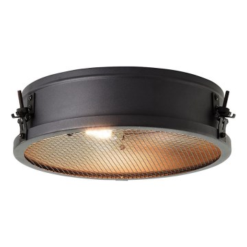 Brilliant - Stropna svjetiljka ZOIS 2xE27/28W/230V Ø 34 cm crna