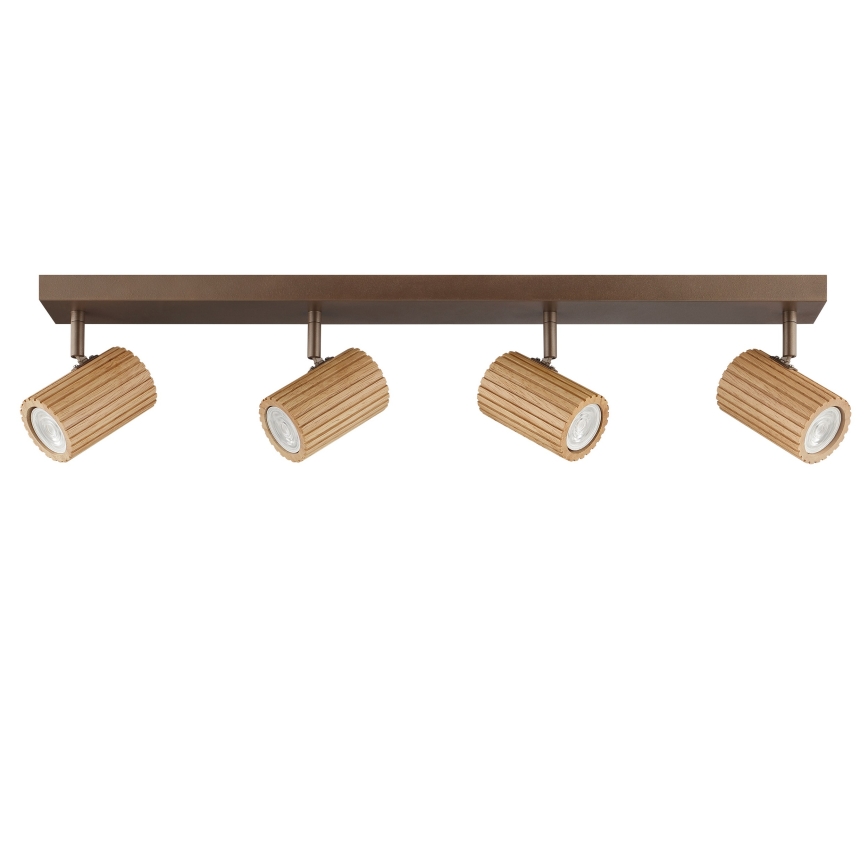 Brilliant - Stropno reflektorsko svjetlo LAKEWOOD 4xGU10/10W/230V smeđa