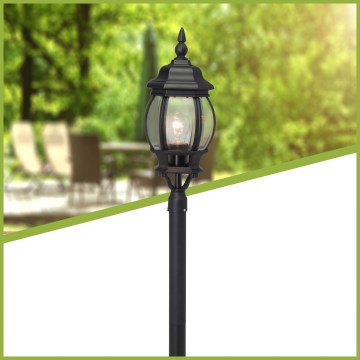Brilliant - Vanjska lampa ISTRIA 1xE27/60W/230V 112 cm IP23 crna