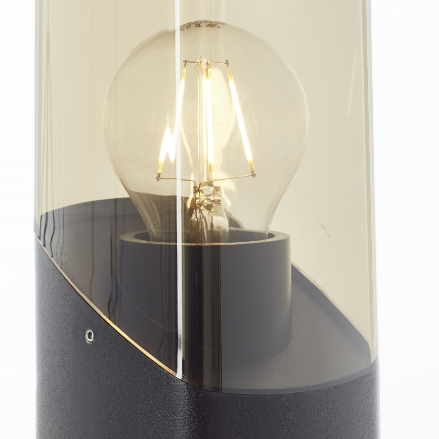 Brilliant - Vanjska lampa MINOU 1xE27/10W/230V 60 cm IP44 crna/dimna