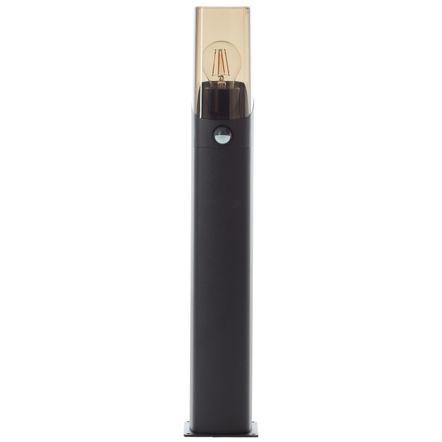 Brilliant - Vanjska lampa sa senzorom MINOU 1xE27/10W/230V IP44 crna/dimna