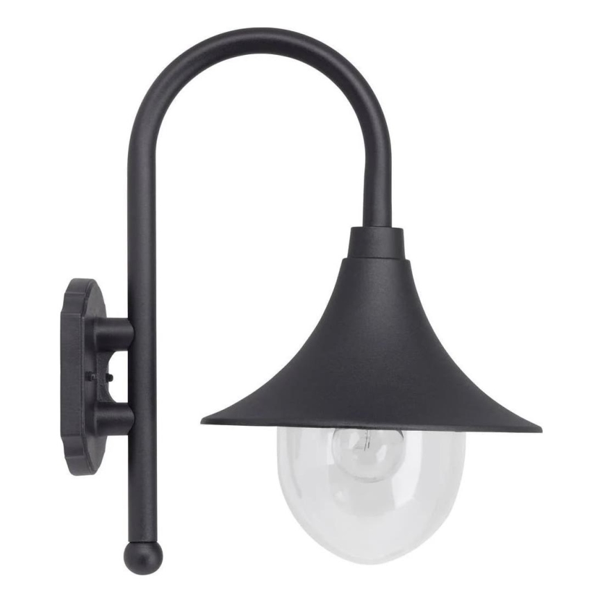 Brilliant - Vanjska zidna lampa BERNA 1xE27/60W/230V IP44 crna
