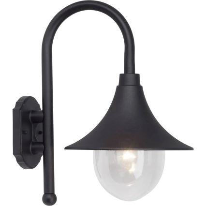 Brilliant - Vanjska zidna lampa BERNA 1xE27/60W/230V IP44 crna