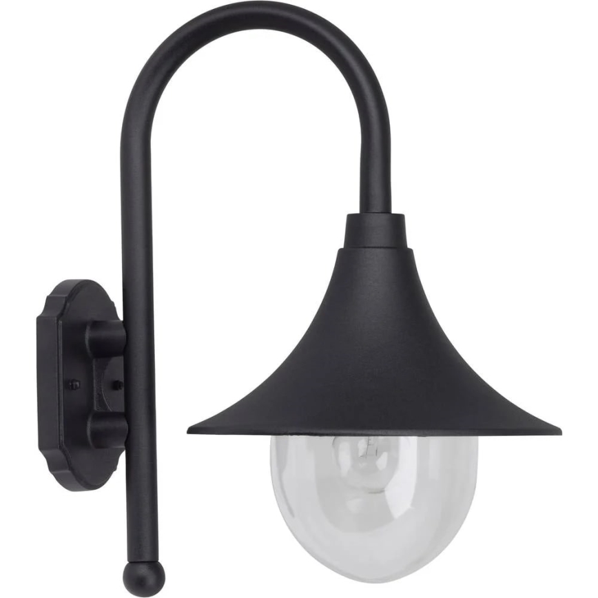 Brilliant - Vanjska zidna lampa BERNA 1xE27/60W/230V IP44 crna