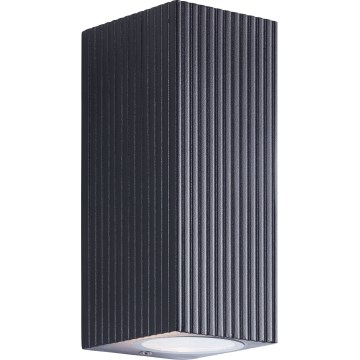 Brilliant - Vanjska zidna svjetiljka JELANI 2xGU10/10W/230V IP44 crna