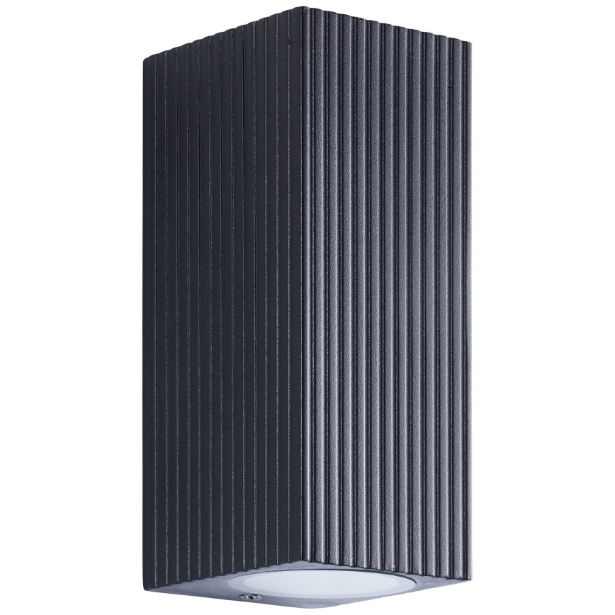 Brilliant - Vanjska zidna svjetiljka JELANI 2xGU10/10W/230V IP44 crna