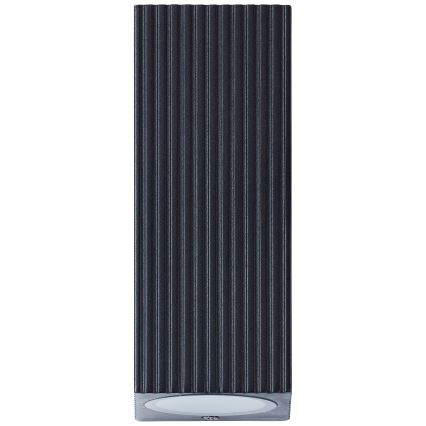 Brilliant - Vanjska zidna svjetiljka JELANI 2xGU10/10W/230V IP44 crna