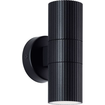 Brilliant - Vanjska zidna svjetiljka KEOLA 2xGU10/10W/230V IP44 crna