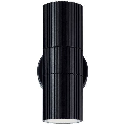Brilliant - Vanjska zidna svjetiljka KEOLA 2xGU10/10W/230V IP44 crna