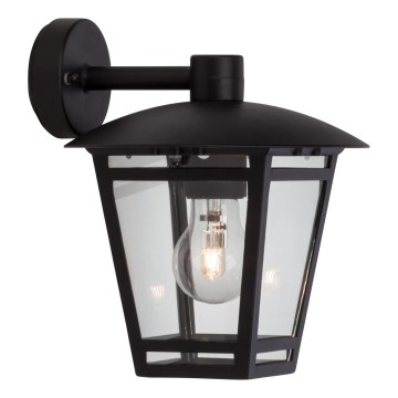 Brilliant - Vanjska zidna svjetiljka RILEY 1xE27/40W/230V IP44 crna