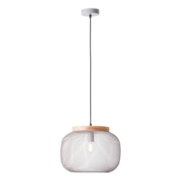 Brilliant - Viseća svjetiljka na kabelu GIADA 1xE27/40W/230V Ø 39 cm, siva
