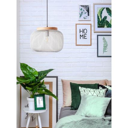 Brilliant - Viseća svjetiljka na kabelu GIADA 1xE27/40W/230V Ø 39 cm, siva